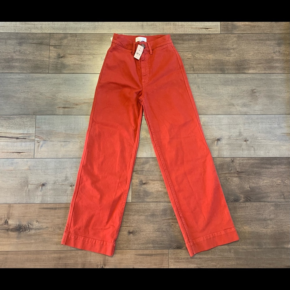 Lou & Grey High Rise Wide Leg Pants -Size 24/00- NWT